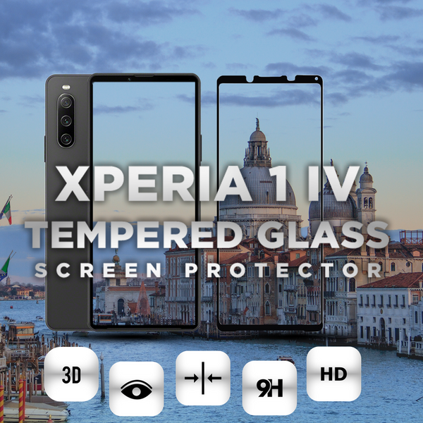 Sony Xperia 1 IV - Härdat glas 9H - Super Kvalitet 3D