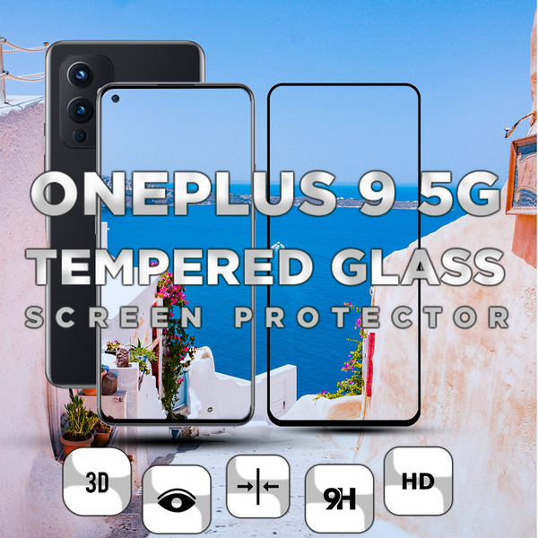 1-Pack OnePlus 9 - Härdat Glas 9H - Super kvalitet 3D Skärmskydd