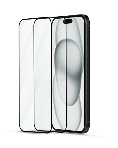 Iphone 15 Plus Skärmskydd - Härdat Glas (2-pack)