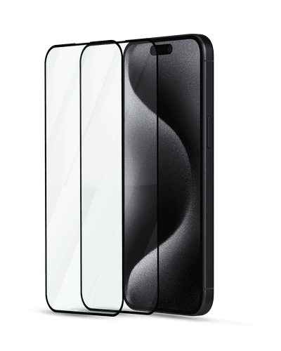 Iphone 15 Pro Skärmskydd - Härdat Glas (2-pack)