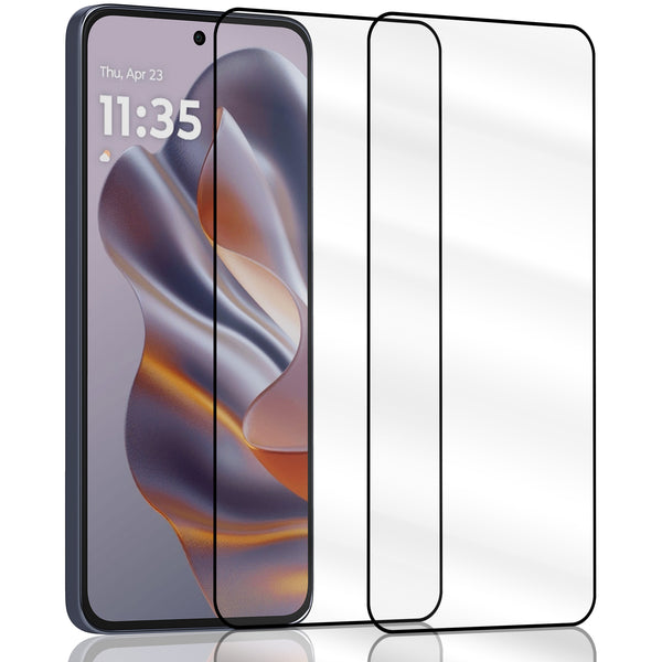 2-Pack Motorola moto G45 Skärmskydd - Härdat Glas 9H - Super kvalitet 3D