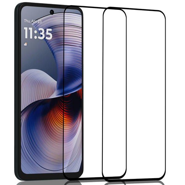 2-Pack Motorola G55 Skärmskydd - Härdat Glas 9H - Super kvalitet 3D