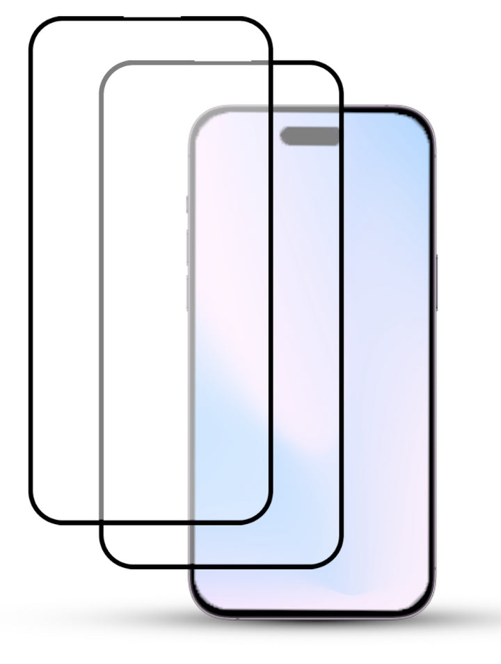 2-Pack Iphone 15 Skärmskydd i Härdat Glas - Rivanoo
